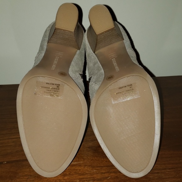 Jade Suede Fringe Booties by INC (NWT) - Picture 5 of 7